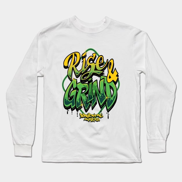 rise and grind Long Sleeve T-Shirt by tdK